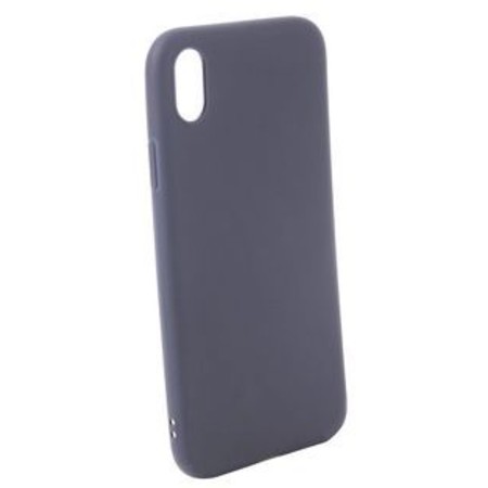 Чехол Silicone Case серый для Apple iPhone XR