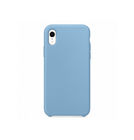 Чехол для Apple iPhone XR Silicone Case голубой