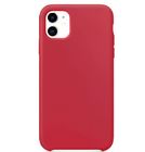 Чехол Silicone Case красный для Apple iPhone 11