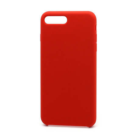 Чехол Silicone Case красный для Apple iPhone 8 Plus