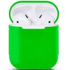 Чехол для Apple AirPods (A1523, A1722) Silicone Case зелёный