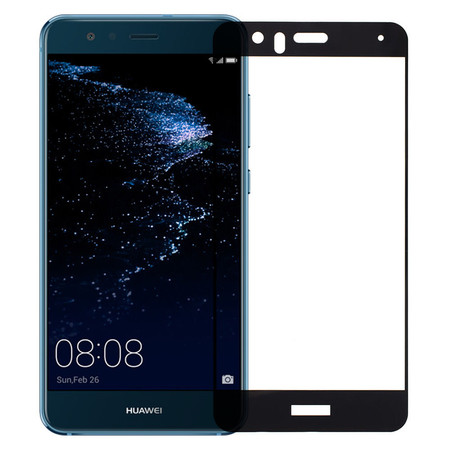 Защитное стекло П/П черное для Huawei P10 Lite (WAS-LX1)