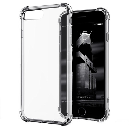 Чехол силикон противоударный прозрачный для Apple iPhone 8 Plus (A1897)