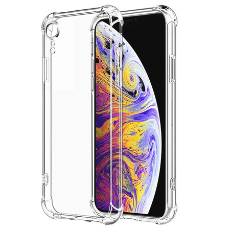 Чехол силикон противоударный прозрачный для Apple iPhone XR