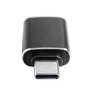Переходник Type-C - USB 3.0 с поддержкой режима OTG черный для Realme GT Master Edition (RMX3363, RMX3360)