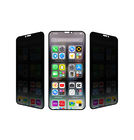 Защитное стекло П/П черное Антишпион для Apple iPhone X