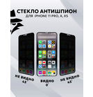 Защитное стекло П/П черное Антишпион для Apple iPhone 11 Pro (A2215)