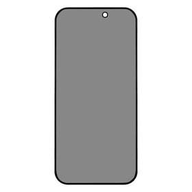 Защитное стекло П/П черное Антишпион для Apple iPhone 17 (A3519)