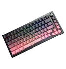 Клавиатура механическая беспроводная GK-998WD черно-розовая