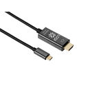 Кабель аудио видео LOQI Type-C 3.1 - HDMI 4K 60Hz 3 метра, переходник, адаптер