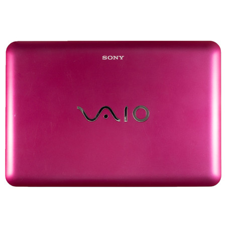 Крышка матрицы (A) для Sony VAIO VPCM12M1R/P / 012-301A-3468-A01 розовый