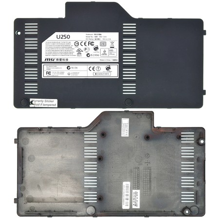 Крышка RAM и HDD для MSI Wind U250 (MS-1244) / E2P-241J212-H76B