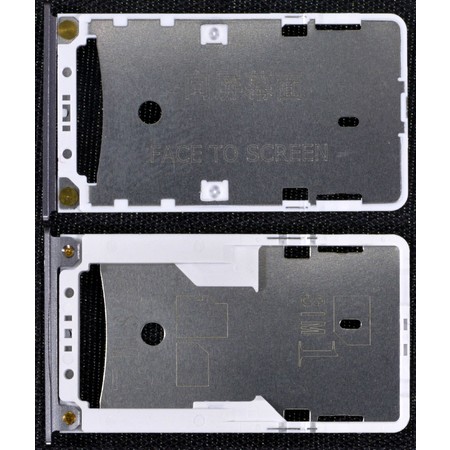 Лоток, держатель для Sim Xiaomi Redmi 4 / серый