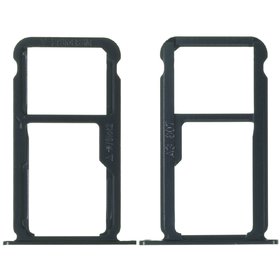 Лоток, держатель для Sim / черный для Honor 8 (FRD-L09, FRD-L19)