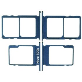 Лоток, держатель для Sim+SD, Sim (набор) / синий для Nokia 5 (2017) TA-1053