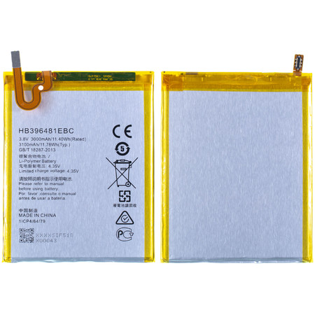 Аккумулятор / батарея HB396481EBC для Honor 5X (KIW-L21), Huawei G8, Y6 II (CAM-L21), Huawei Ascend Y635, Huawei G7 Plus, MediaPad T3 7.0 (BG2-W09)