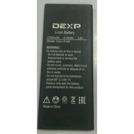 Аккумулятор для DEXP Ixion X140 Aspect