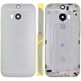 Задняя крышка / серебристый для HTC One M8 dual sim