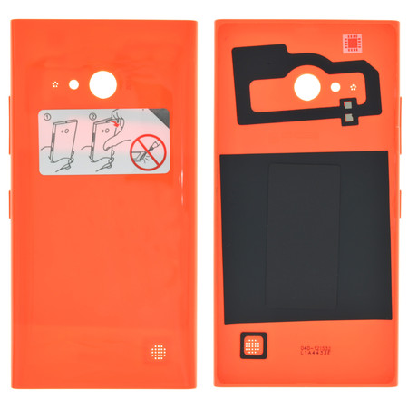 Задняя крышка для Nokia Lumia 730 Dual sim (RM-1040) / оранжевый
