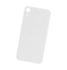 Стекло задней крышки для Apple iPhone XR (широкий вырез под камеру) белое