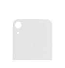 Стекло задней крышки для Apple iPhone XR (широкий вырез под камеру) белое