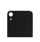 Стекло задней крышки для Apple iPhone XR (широкий вырез под камеру) черное
