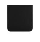 Стекло задней крышки для Apple iPhone XR (широкий вырез под камеру) черное