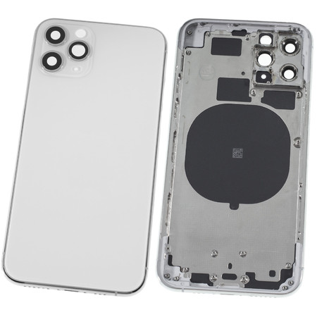 Задняя крышка + рамка для Apple iPhone 11 Pro / серебристый корпус в сборе