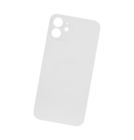 Стекло задней крышки для Apple iPhone 12 (широкий вырез под камеру) белое