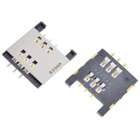 Разъем Mini-Sim для BlackBerry Torch 9800