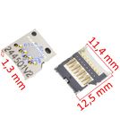 Разъем MicroSD 12-13mm x 11-12mm x 1,3mm Nokia Lumia 520