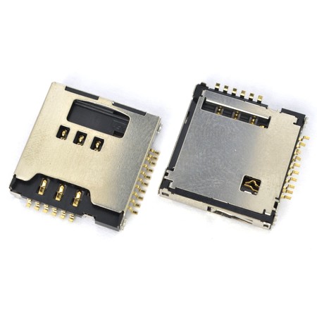 Разъем Mini-Sim+MicroSD 17-18mm x 16-17mm x 2,7mm Samsung Star GT-S5230 KA-086