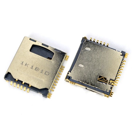 Разъем Micro-Sim+MicroSD 17-18mm x 16-17mm x 2,7mm Samsung GALAXY S2 (GT-I9100)