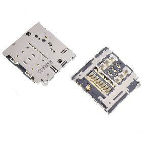 Разъем Nano-Sim+MicroSD для Samsung Galaxy A8 SM-A800F