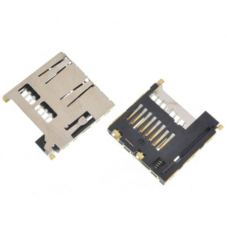 Разъем MicroSD 15-16mm x 14-15mm x 1,7mm KA-287