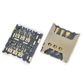 Разъем Micro-Sim для Microsoft Lumia 535 DUAL SIM RM-1090