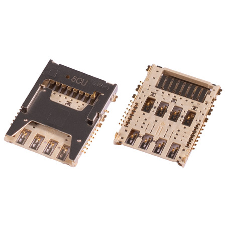 Разъем Micro-Sim+MicroSD для DEXP Ixion X245 Rock mini