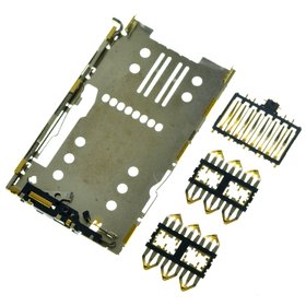 Разъем Micro-Sim+Nano-Sim для Meizu M3 Note (M681H)