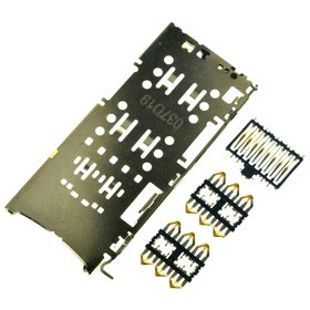 Разъем Nano-Sim+MicroSD для Asus ZenFone 4 Max ZC550TL