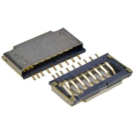 Разъем MicroSD 6-7mm x 11-12mm x 1,6mm