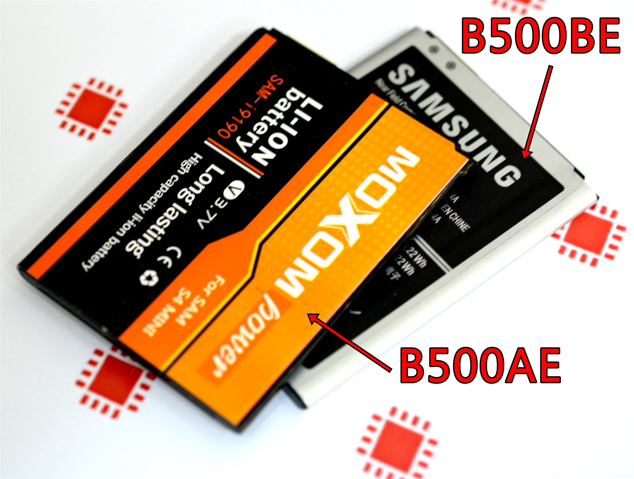 Чем отличаются аккумуляторы B500AE и B500BE для Samsung Galaxy Mini